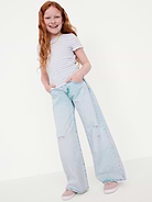 Image number 3 showing, Mid-Rise Super Baggy Wide-Leg Jeans for Girls