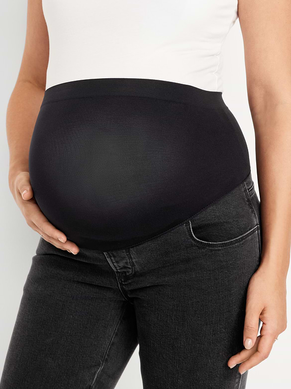 Maternity Full-Panel Vintage Slim Jeans