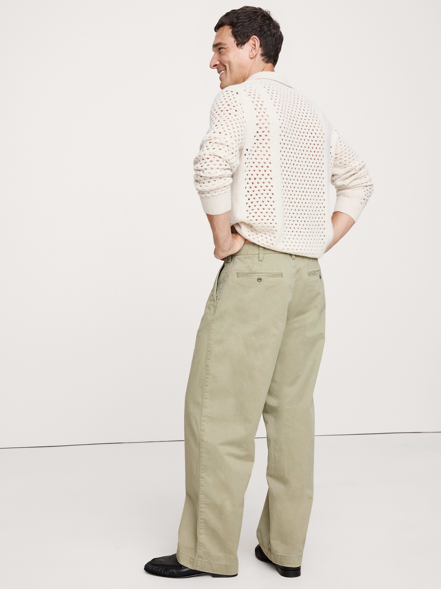 Image number 2 showing, Loose Pleated Chino