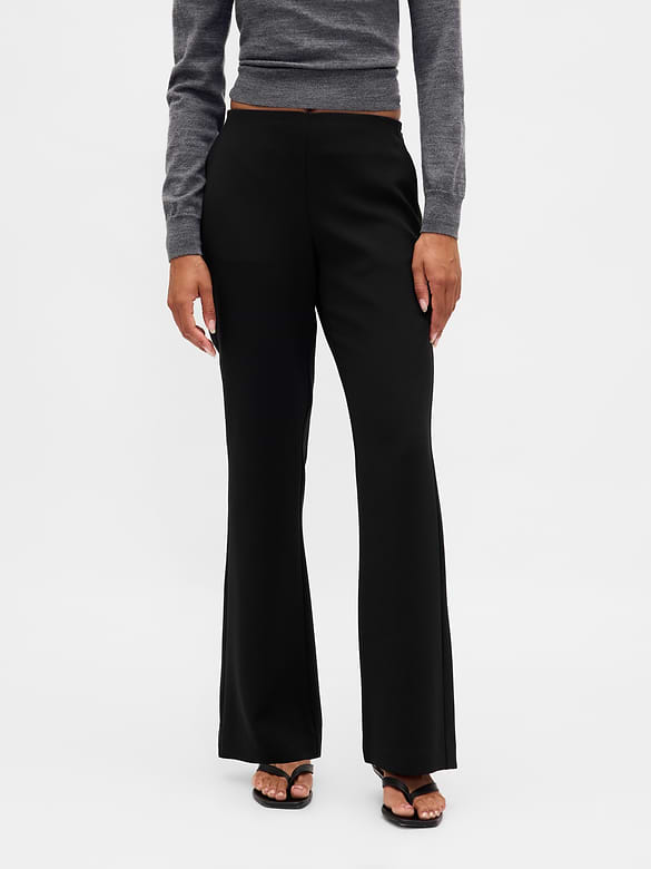 Low Rise Twill Flare Pants