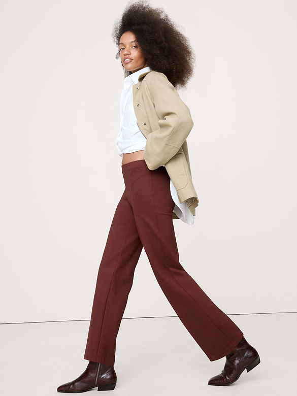 Fitted Everywhere Ponte Ankle Pant