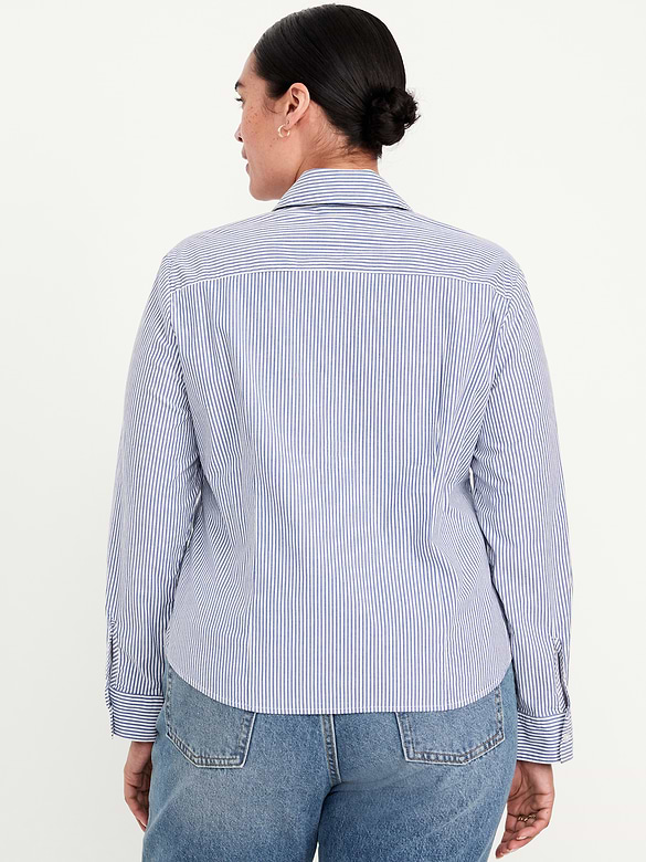 Slim Button-Down Striped Shirt