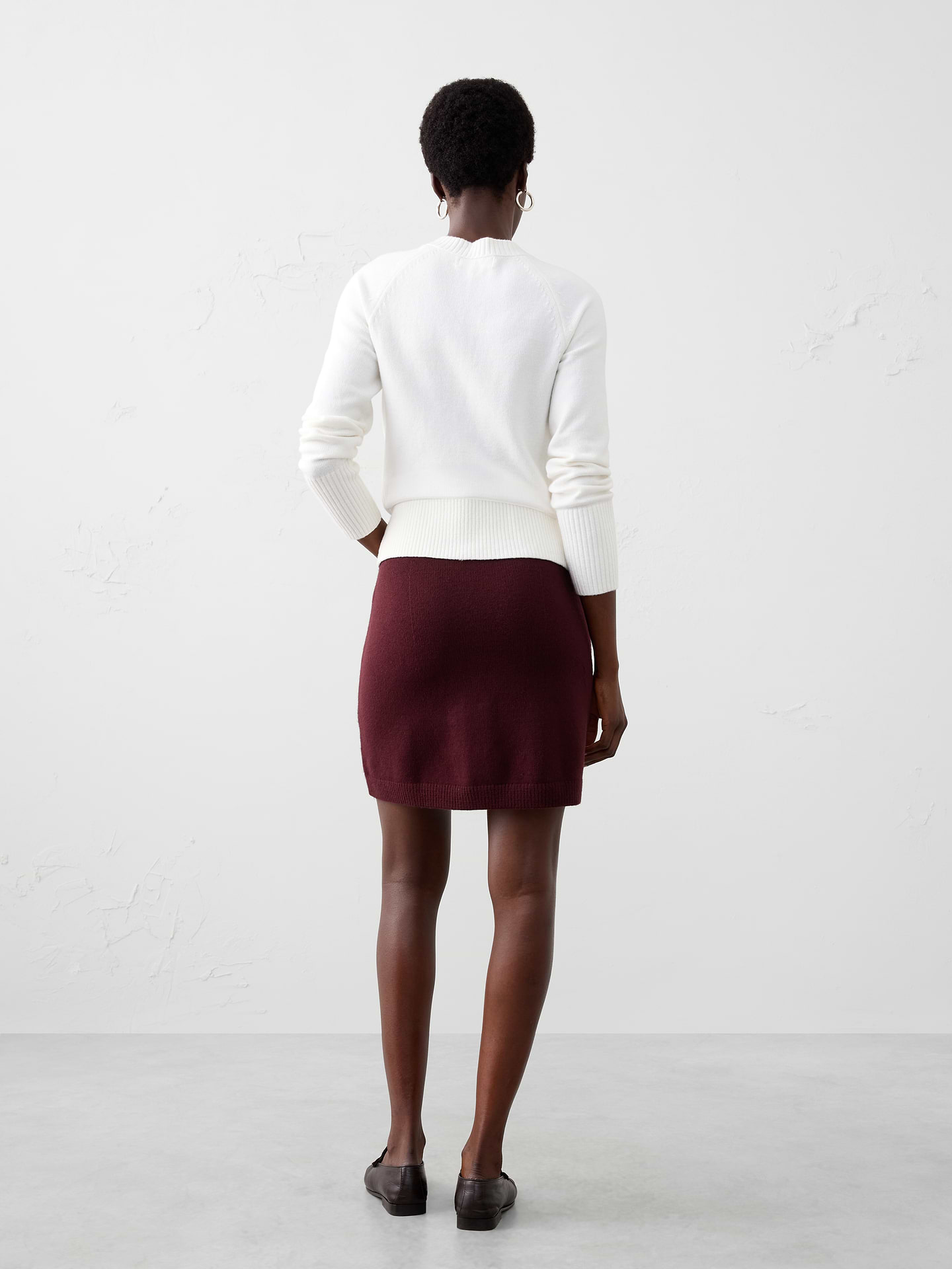 Image number 2 showing, Ribbed Mini Sweater Skirt