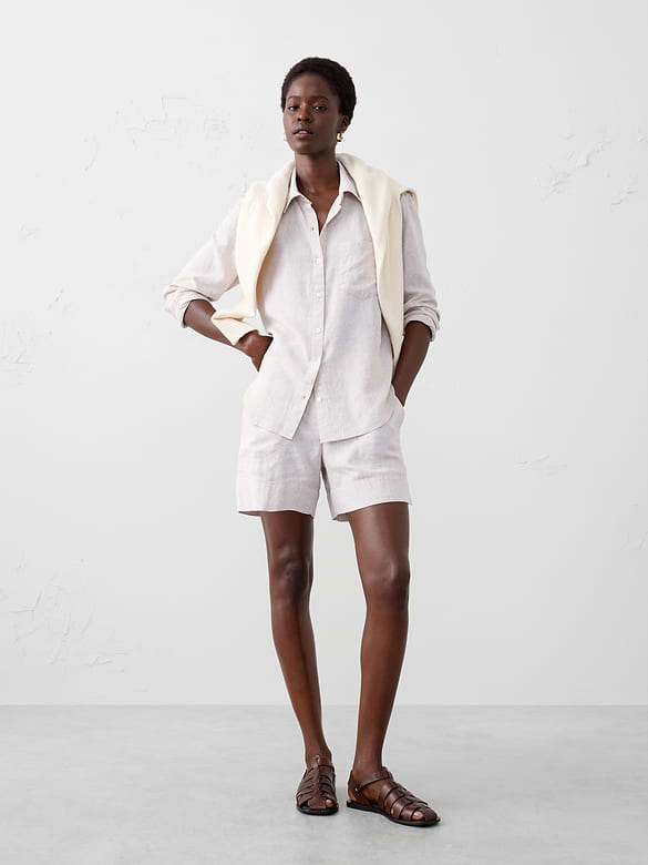 Perfect Linen-Blend Shirt