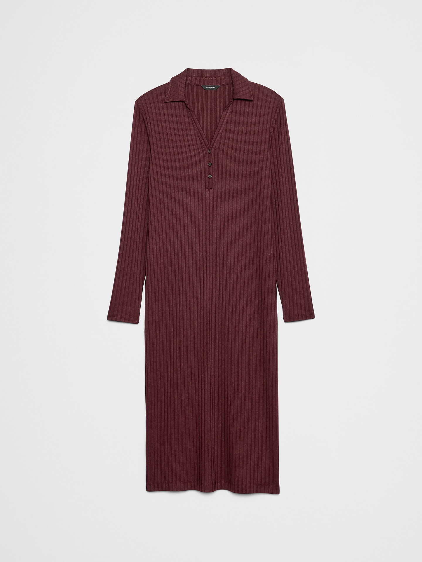 Image number 4 showing, Wide-Ribbed Knit Midi Dress