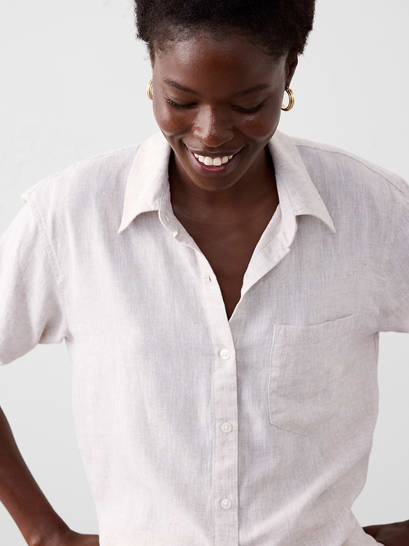 Perfect Linen-Blend Shirt