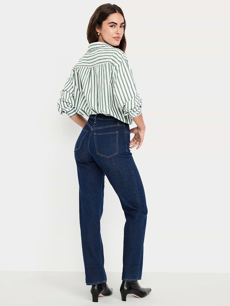 Image number 3 showing, High-Waisted Wow Loose Jeans