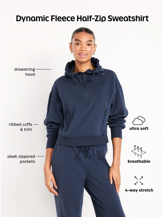Dynamic Fleece Half-Zip Sweatshirt | Old Navy
