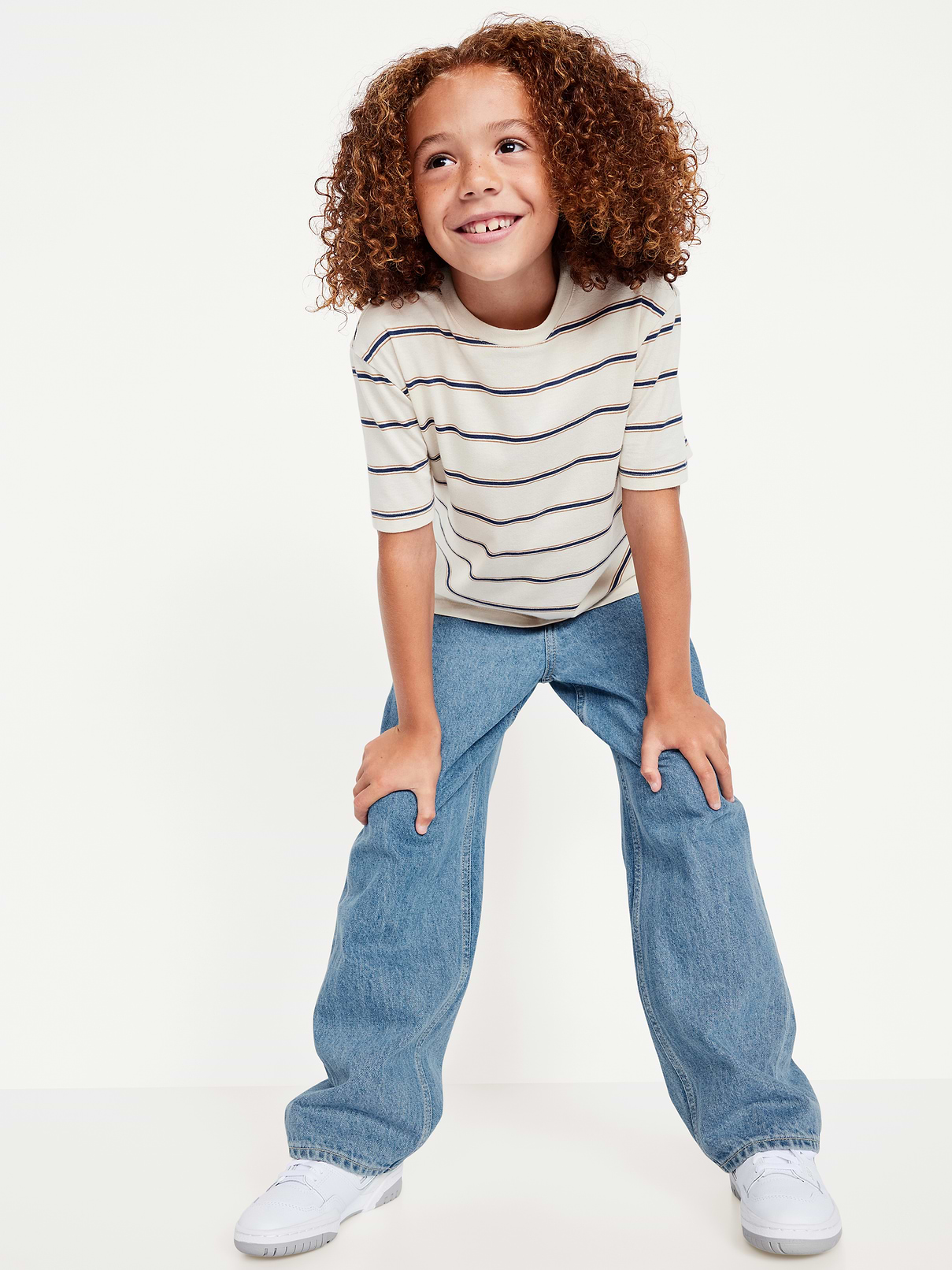 Image number 3 showing, Baggy Non-Stretch Jeans for Boys