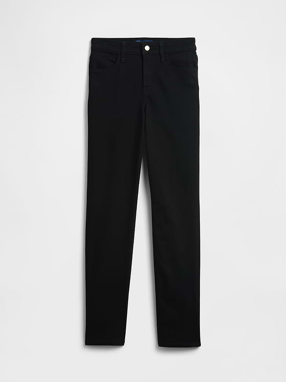 Mid Rise Classic Straight Jeans