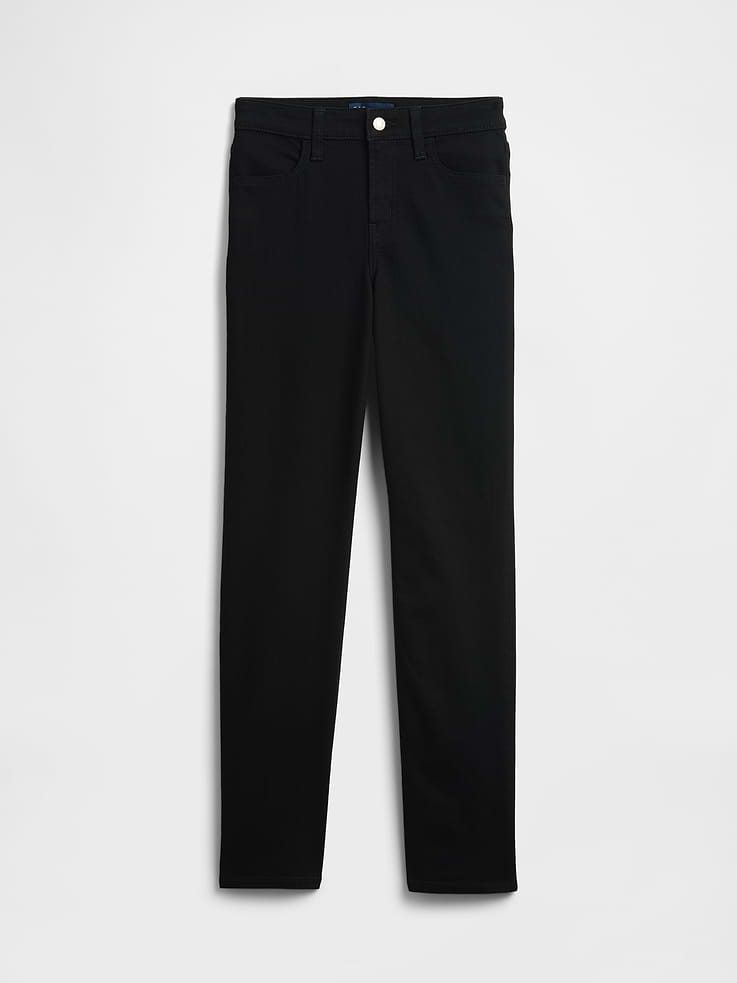 Image 7 of 7, Mid Rise Classic Straight Jeans