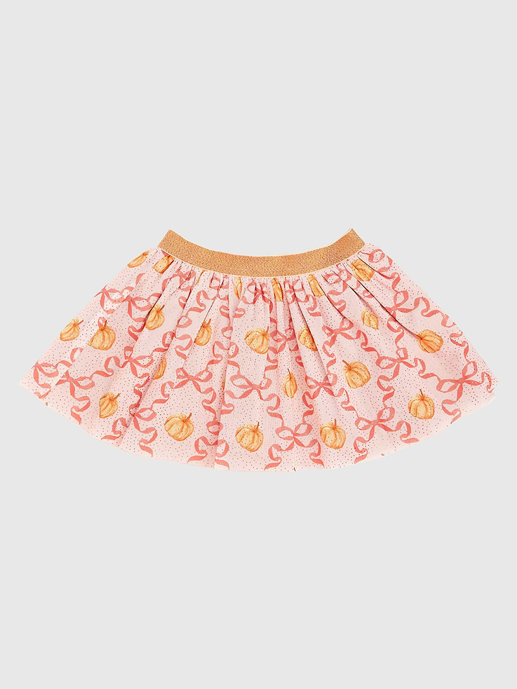 Image 1 of 3, The Pumpkin Trellis Tutu is a fun dress up tutu for celebrating Fall!, Super soft tulle that doesn’t scratch or itch, Cotton lining provides extra coverage and comfort, “Shed-free” embellishments ensure glitter does not sprinkle around the house