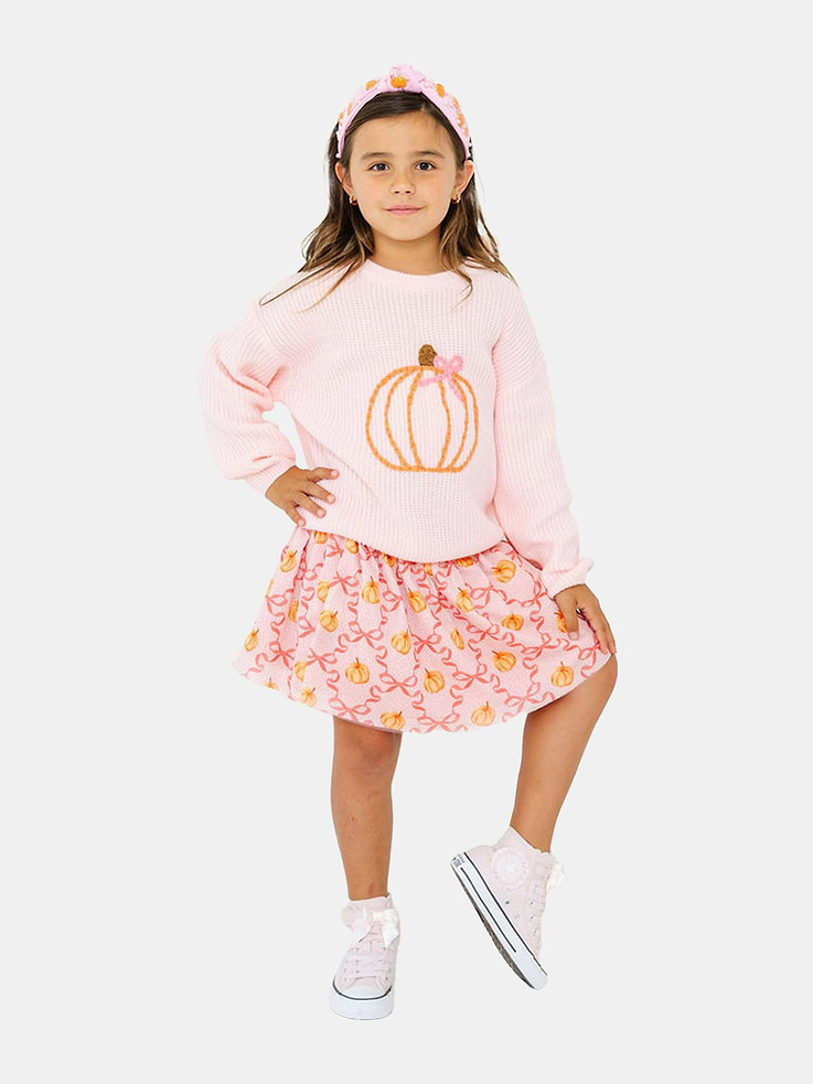 Image 3 of 3, Sweet Wink Pumpkin Trellis Tutu