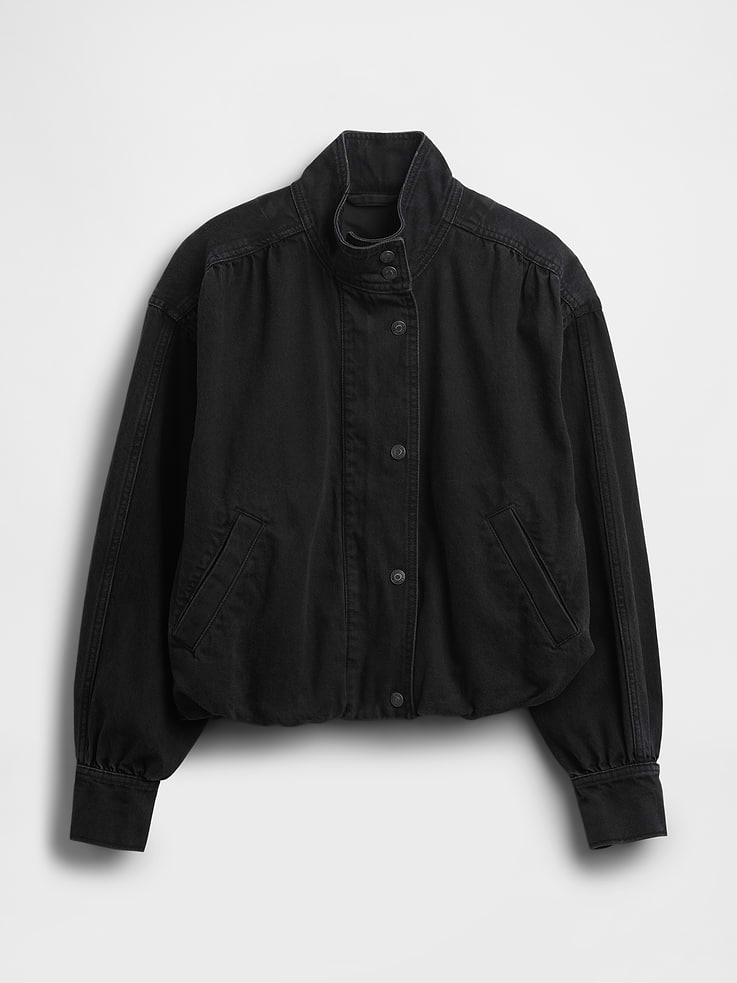 Image number 5 showing, Denim Bubble Jacket