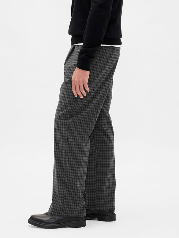 365 Wool-Blend Relaxed Trousers