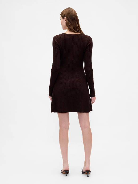 CashSoft Rib Mini Sweater Dress