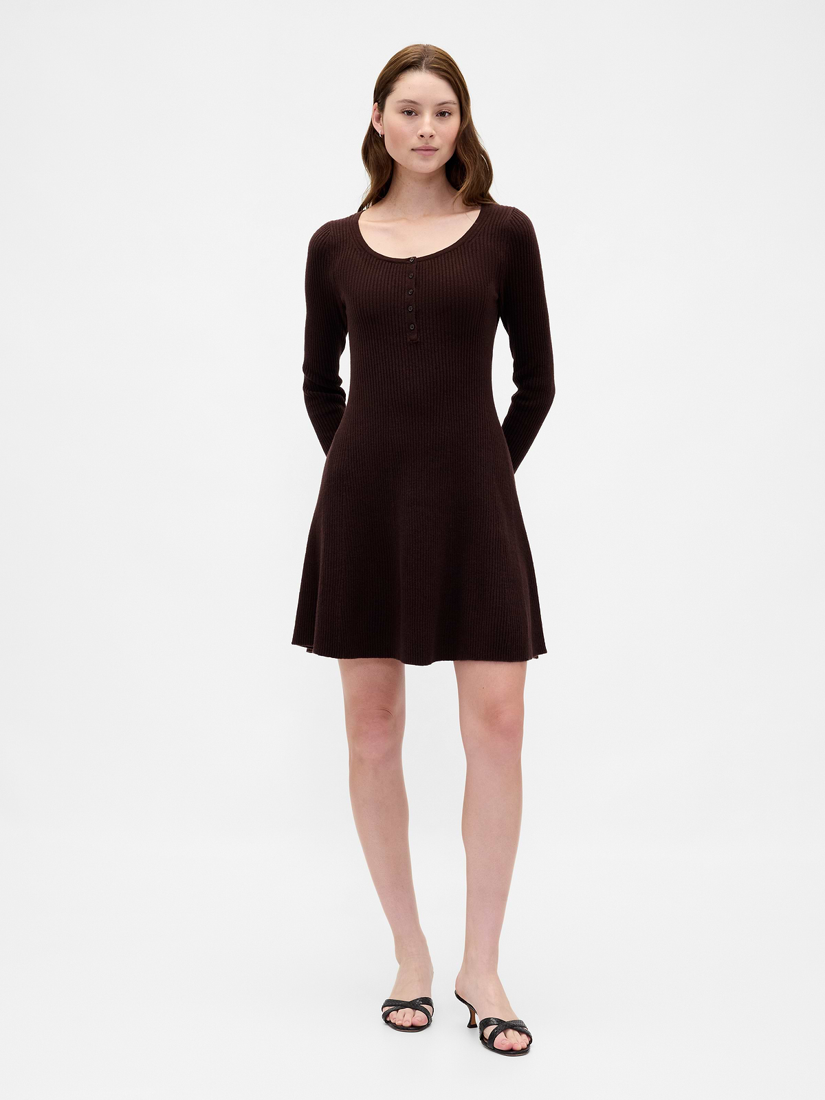 CashSoft Rib Sweater Mini Dress