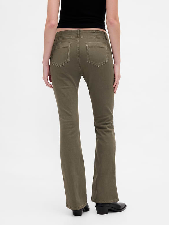 Low Rise Twill Long & Lean Pants