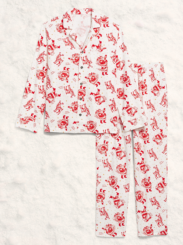 Pyjama en flanelle à motif pour homme