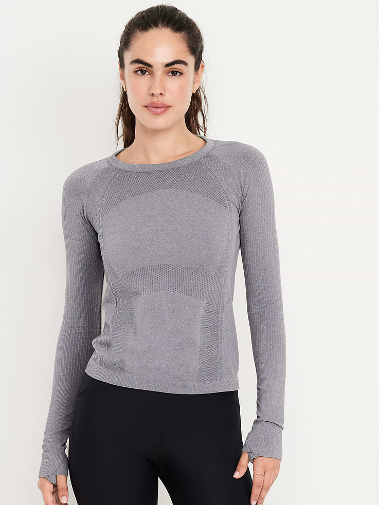 Image number 1 showing, Fluid Seamless Fitted Top