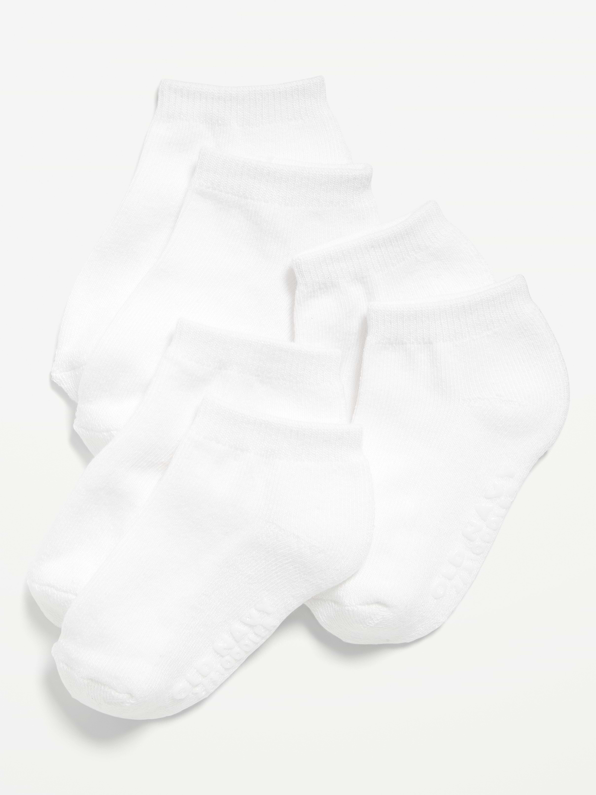 L'image numéro 1 présente Socquettes unisexes pour tout-petit et bébé (paquet de 3 paires)