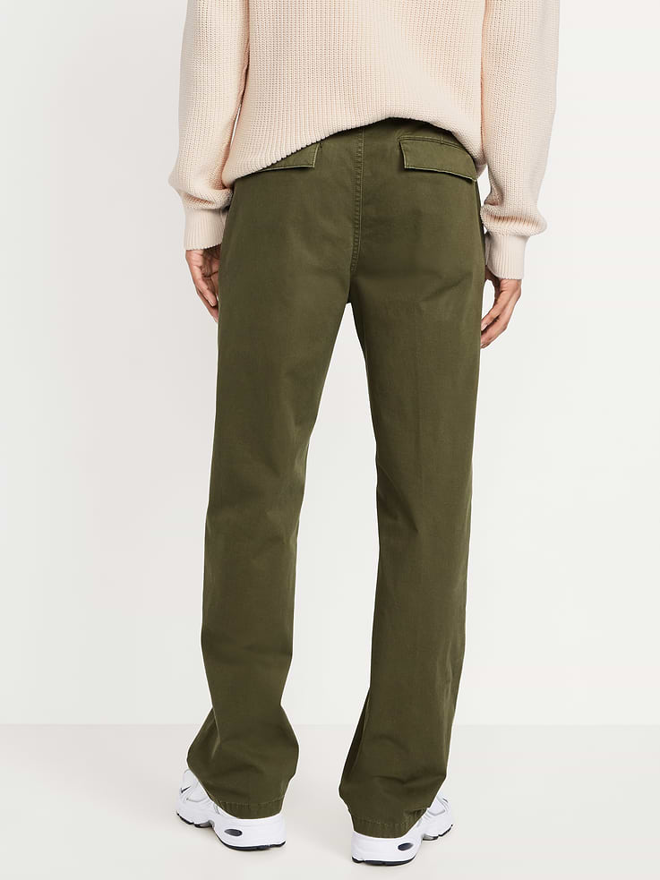 Image 2 de 3, Pantalon ample années 1990 en tissu épais à Extensibilité intégrée