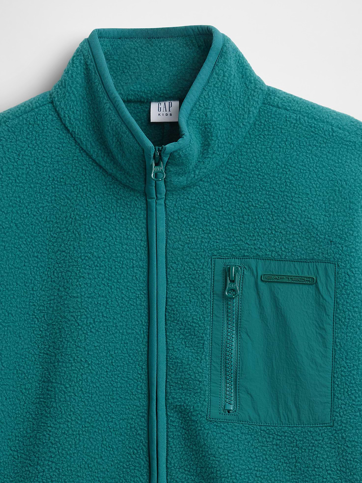 Image 6 of 6, Kids Relaxed Sherpa Jacket