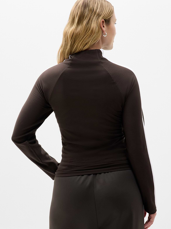 Renew Seamless Mock Neck Top