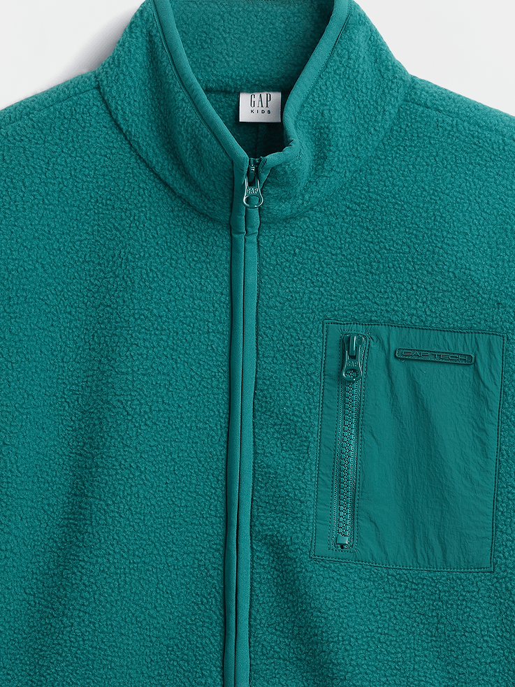Image 5 of 6, Kids Relaxed Sherpa Jacket