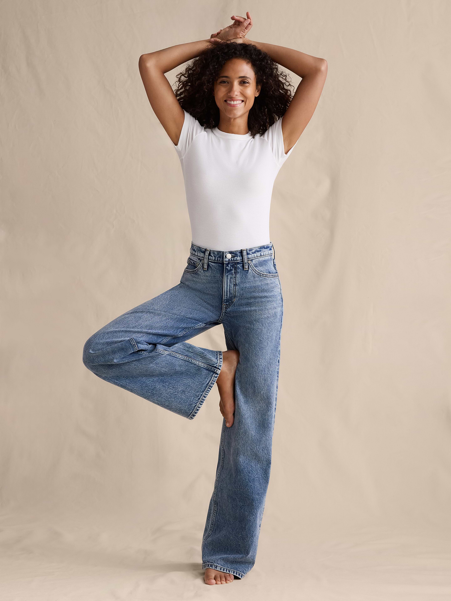 Image number 8 showing, The Icon Classic Wide-Leg Jean