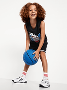 Image number 1 showing, Mesh Graphic Basketball Tank Top for Boys