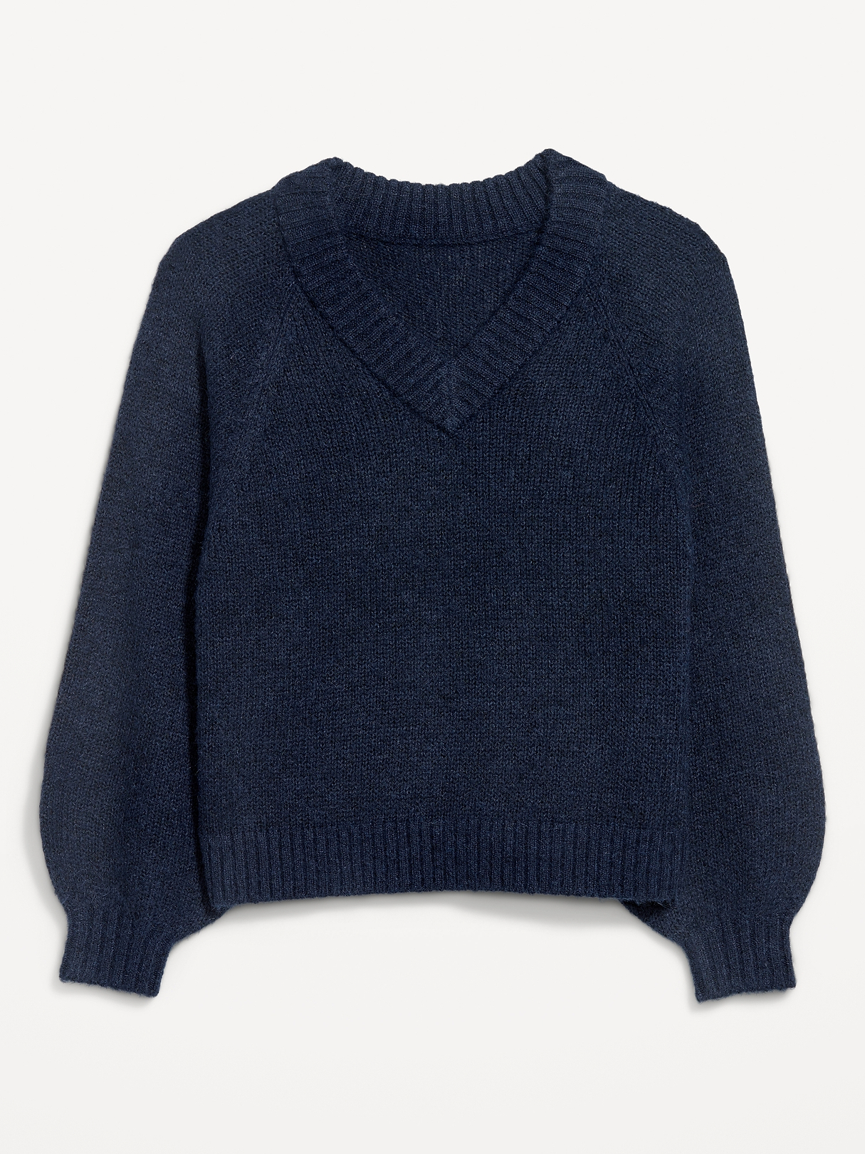 Cozy Cropped V-Neck Sweater | Old Navy