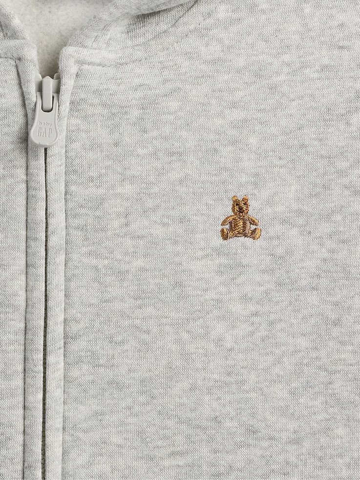 Image 3 of 4, babyGap Brannan Bear Fleece Zip Hoodie