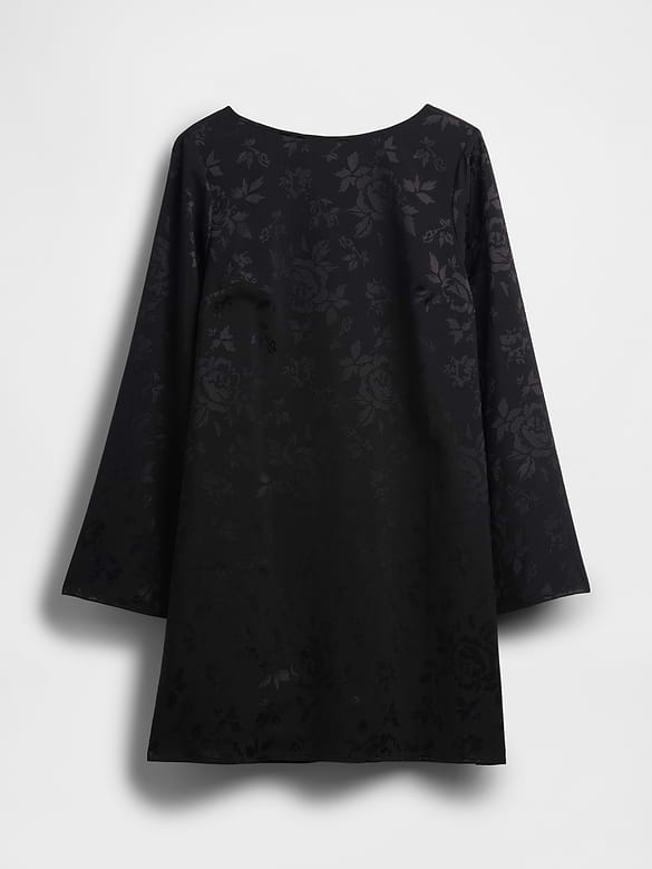 Boatneck Mini Shift Dress
