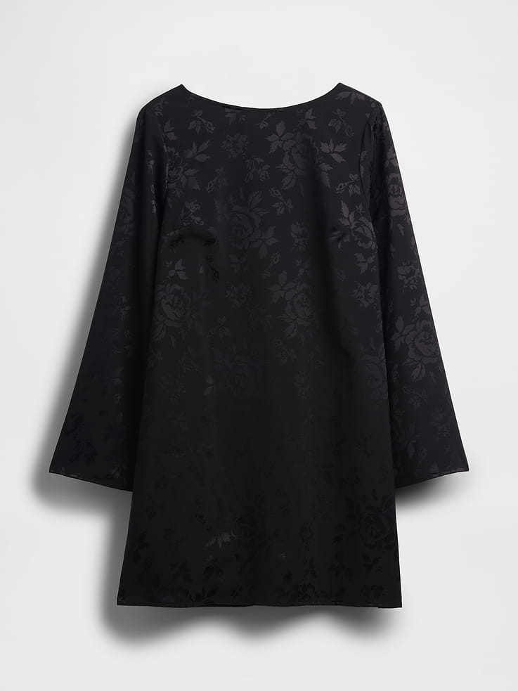 Image number 7 showing, Boatneck Mini Shift Dress