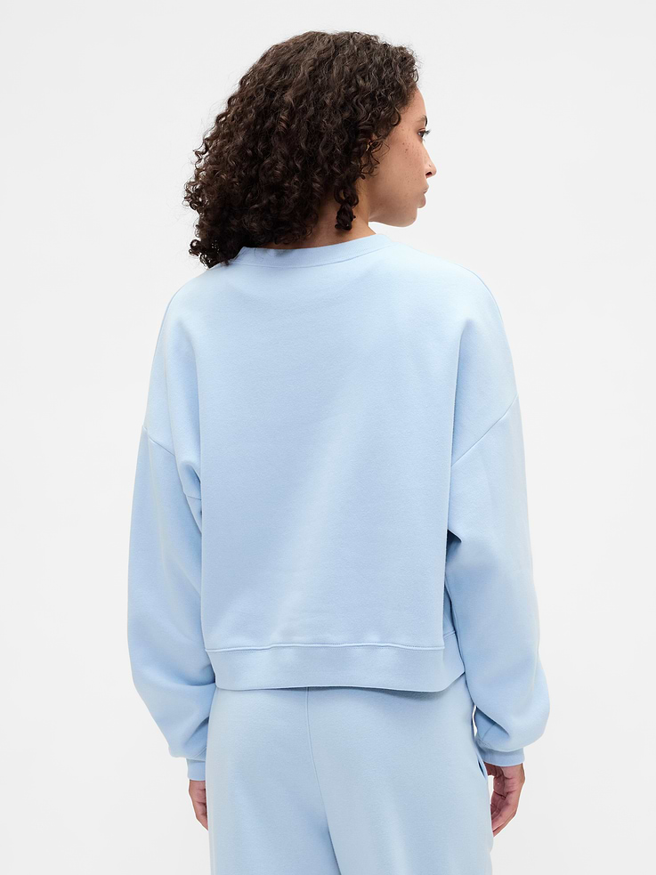 Image 2 of 5, Relaxed Wedge Crewneck Sweatshirt