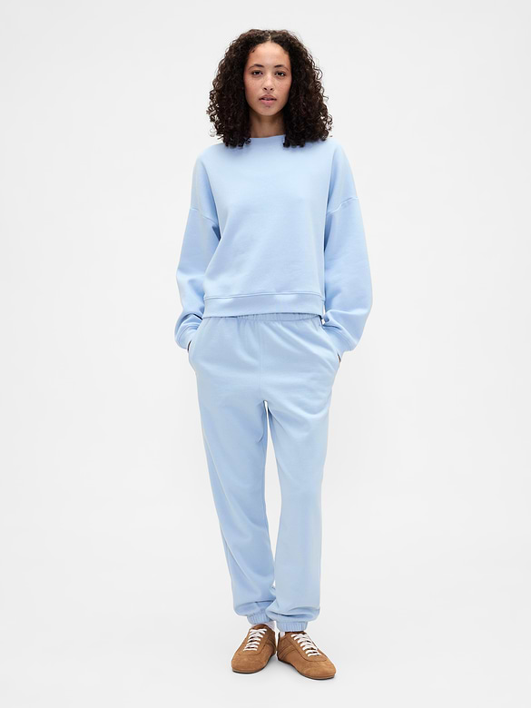 Relaxed Wedge Crewneck Sweatshirt