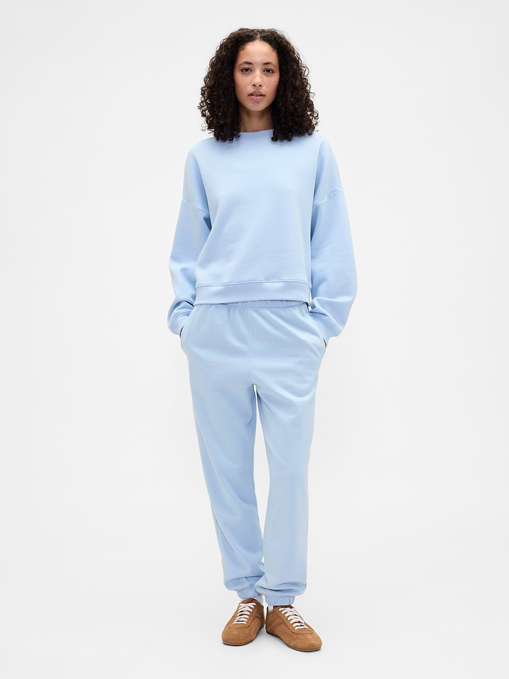 Image 3 of 5, Relaxed Wedge Crewneck Sweatshirt