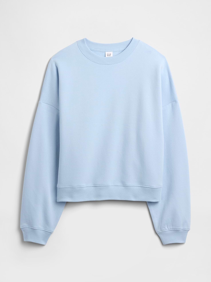 Image 5 of 5, Relaxed Wedge Crewneck Sweatshirt