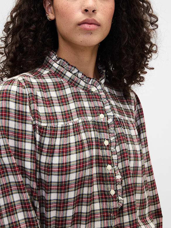 Oversized Ruffle Top