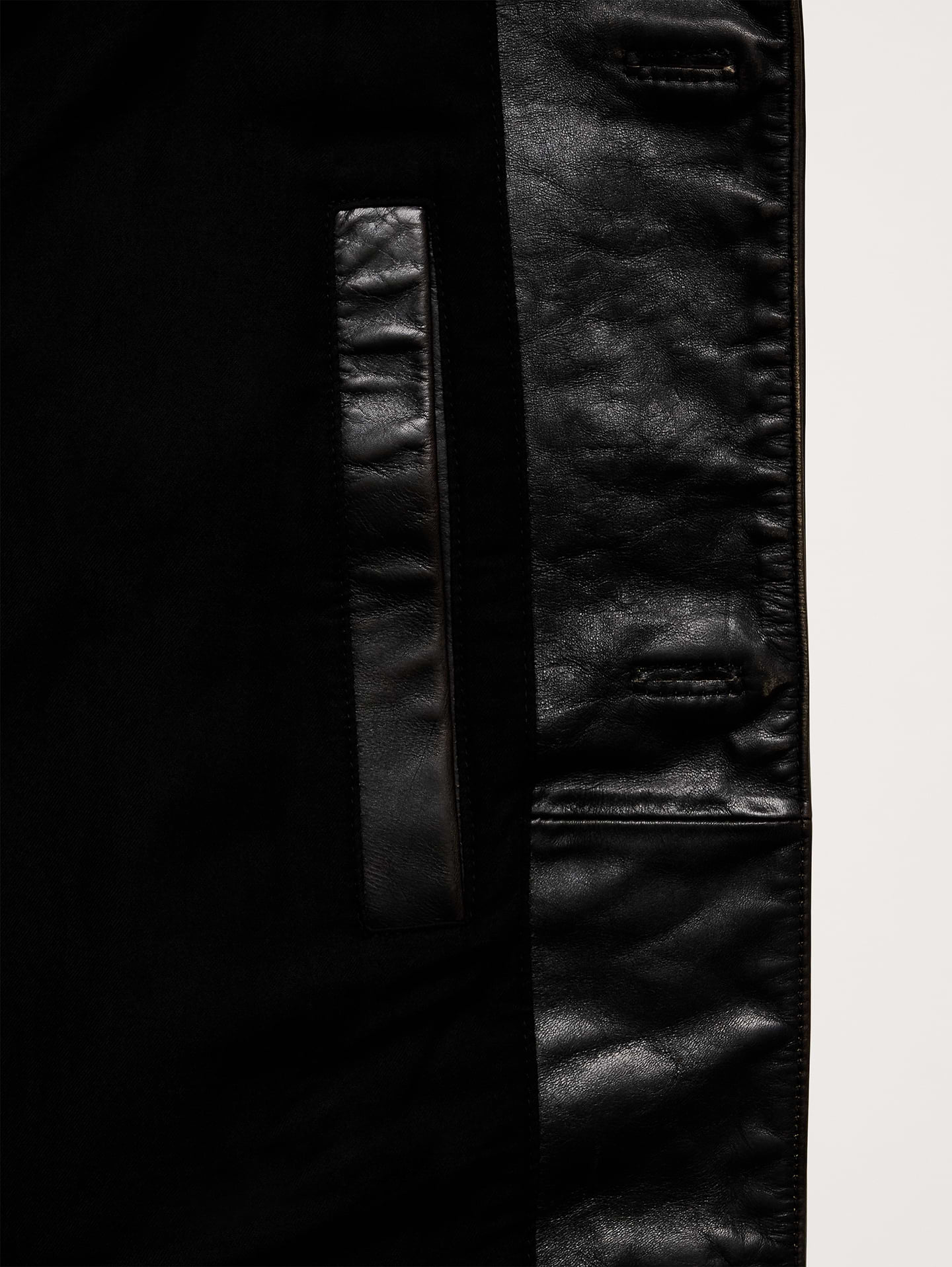 Image number 5 showing, Relaxed Leather Carcoat