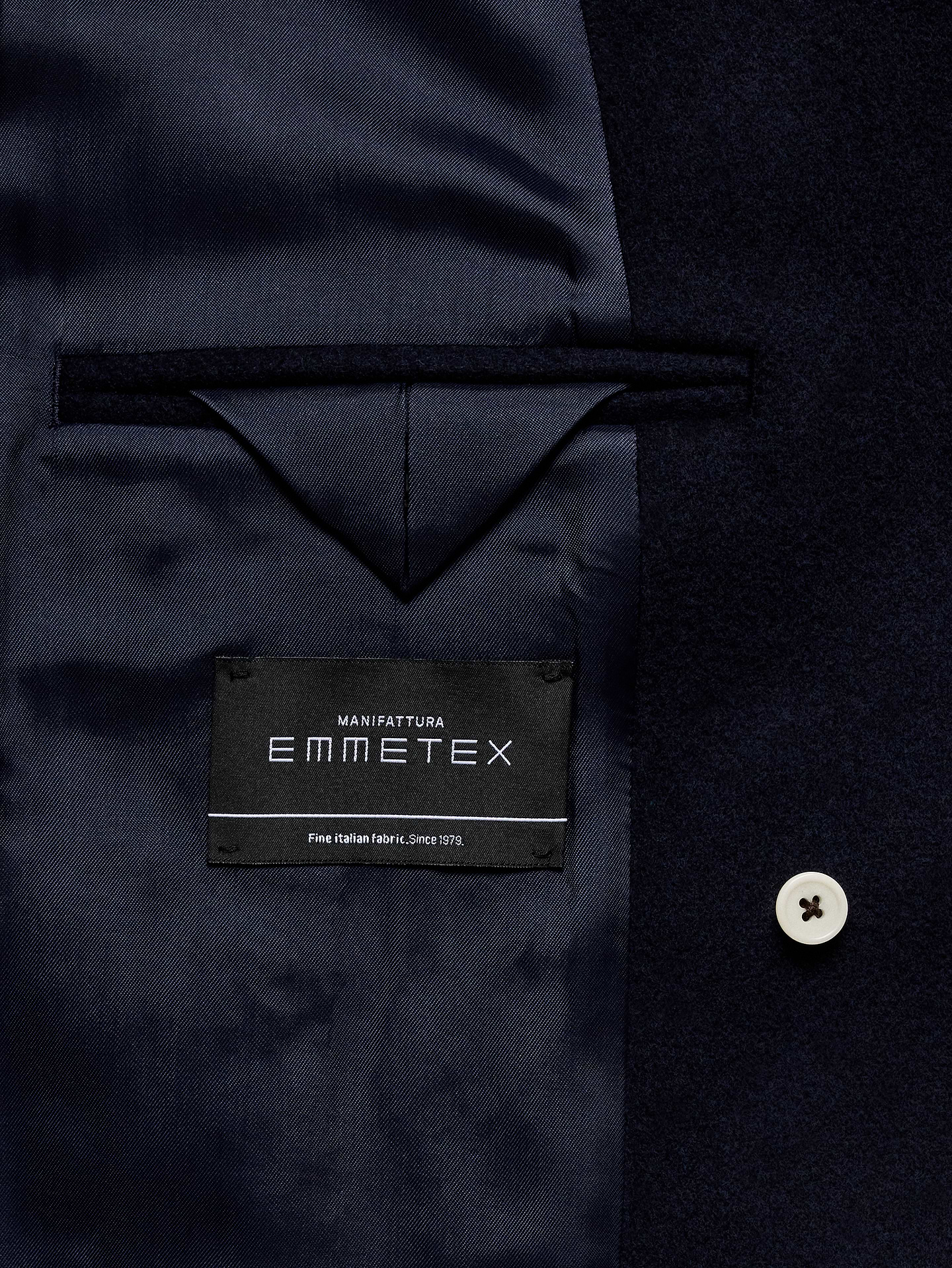 Image number 5 showing, Italian Melton Wool-Blend Peacoat