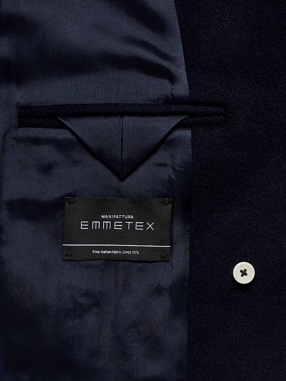 Italian Melton Wool-Blend Peacoat