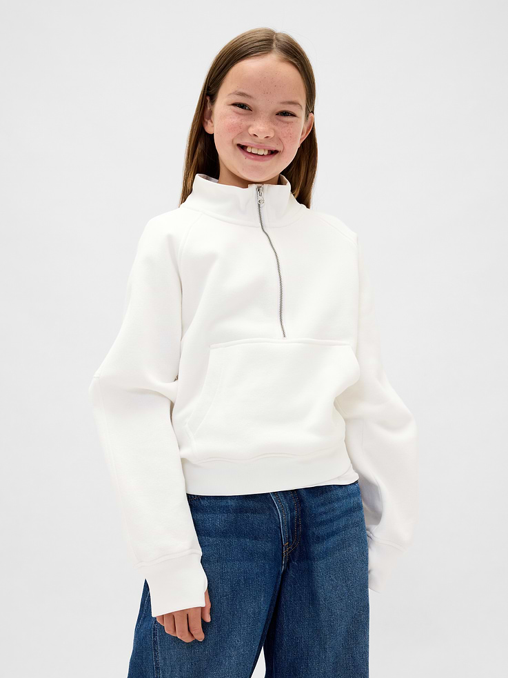 Image number 1 showing, Kids VintageSoft Half-Zip Pullover