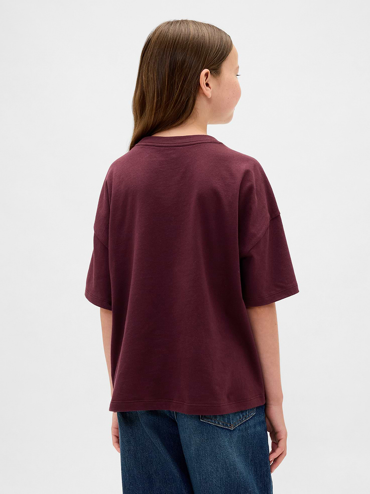 Image number 3 showing, Kids Oversized Graphic T-Shirt
