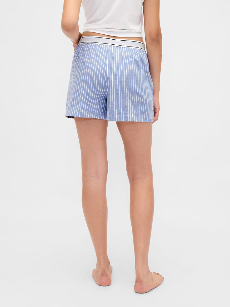 Image number 4 showing, Logo Flannel Boxer Shorts