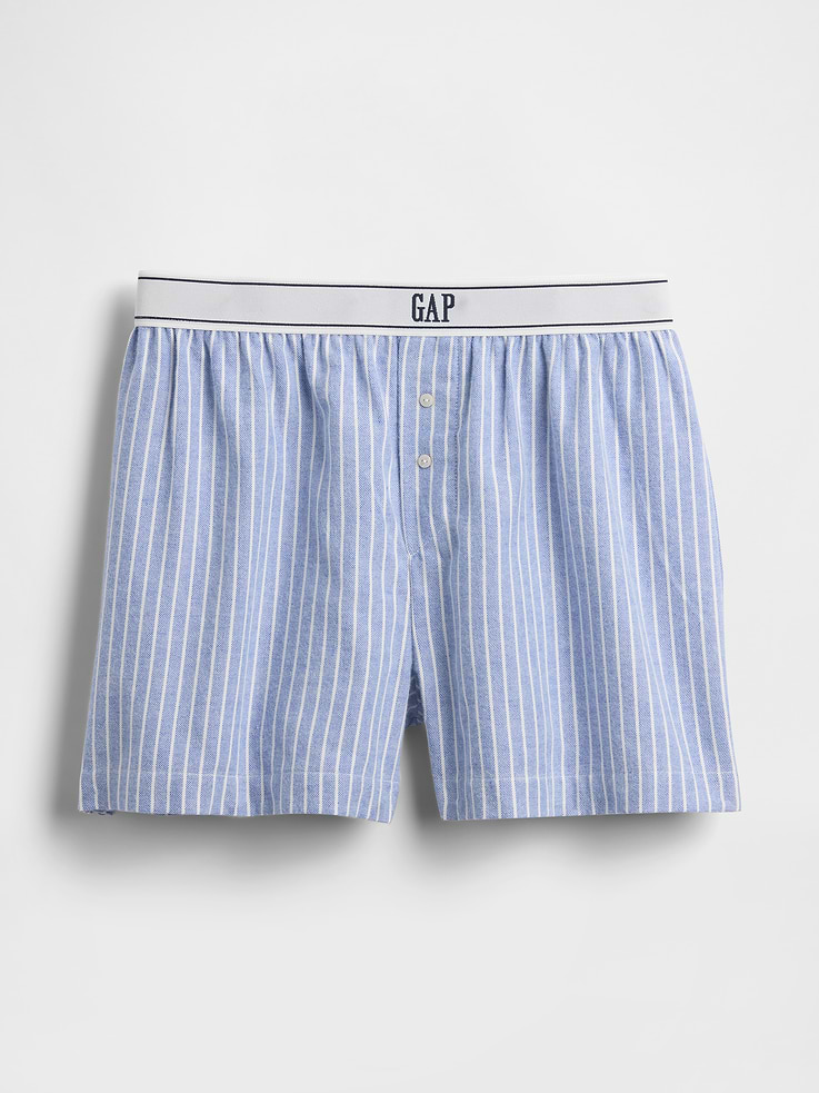 Image number 6 showing, Logo Flannel Boxer Shorts