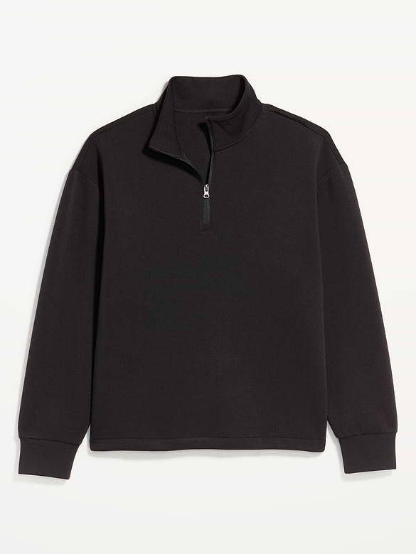 Bounce Fleece Oversized Quarter-Zip Pullover