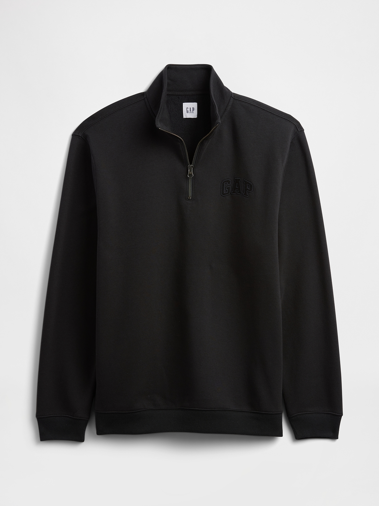Relaxed Gap Logo Quarter-Zip Sweatshirt | Gap Factory