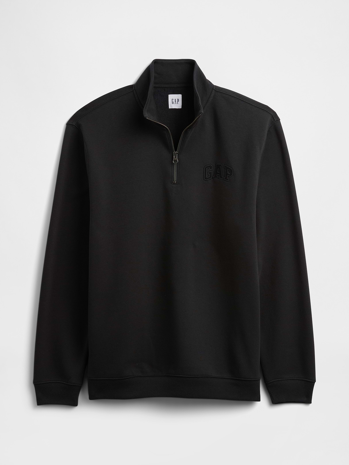 Relaxed Gap Logo Quarter-Zip Sweatshirt | Gap Factory